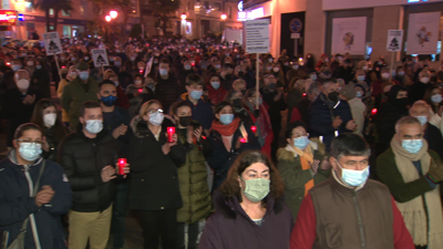 Veciños de Ponteareas na manifestación