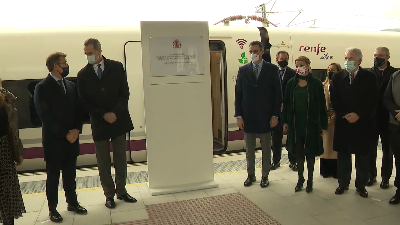 Na estación da Gudiña descubriuse unha placa conmemorativa