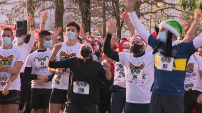 Diversión na San Silvestre de Pontevedra