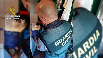 Imaxe da operación facilitada pola Garda Civil