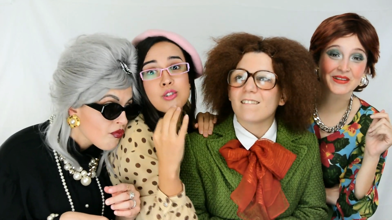 As actrices Nora Drake, Raquel Ferraz, Raquel Crespo e Alba Outeda