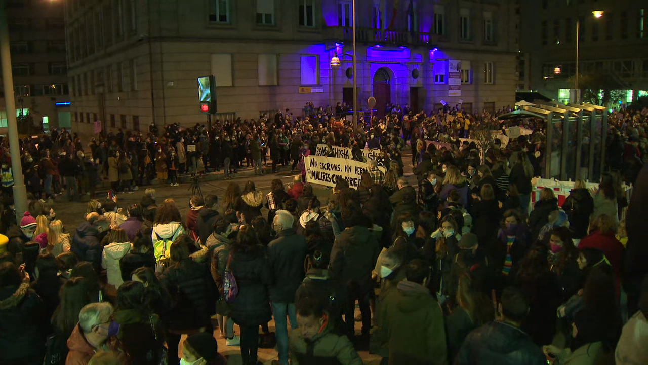 Grande asistencia na manifestación do 8-M celebrada en Ourense