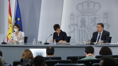 Conferencia de prensa posterior á reunión do Consello de Ministros (EFE/Zipi)