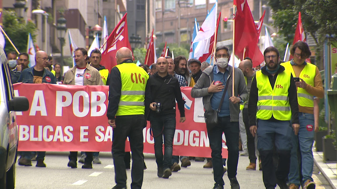 Manifestación da CIG en Vigo