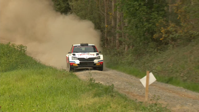 Co rally xa practicamente gañado o piloto de Skoda marcou de novo o mellor tempo