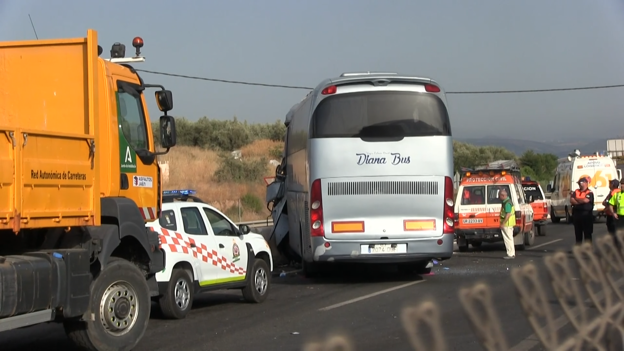 O outro autobús implicado no accidente