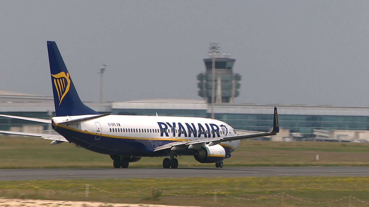 Imaxe de arquivo dun avión da aeroliña Ryanair