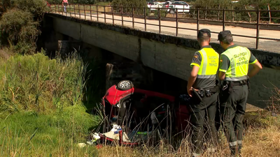 Lugar do accidente en Rairiz de Veiga