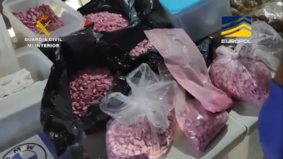 Imaxe de arquivo de cocaína rosa