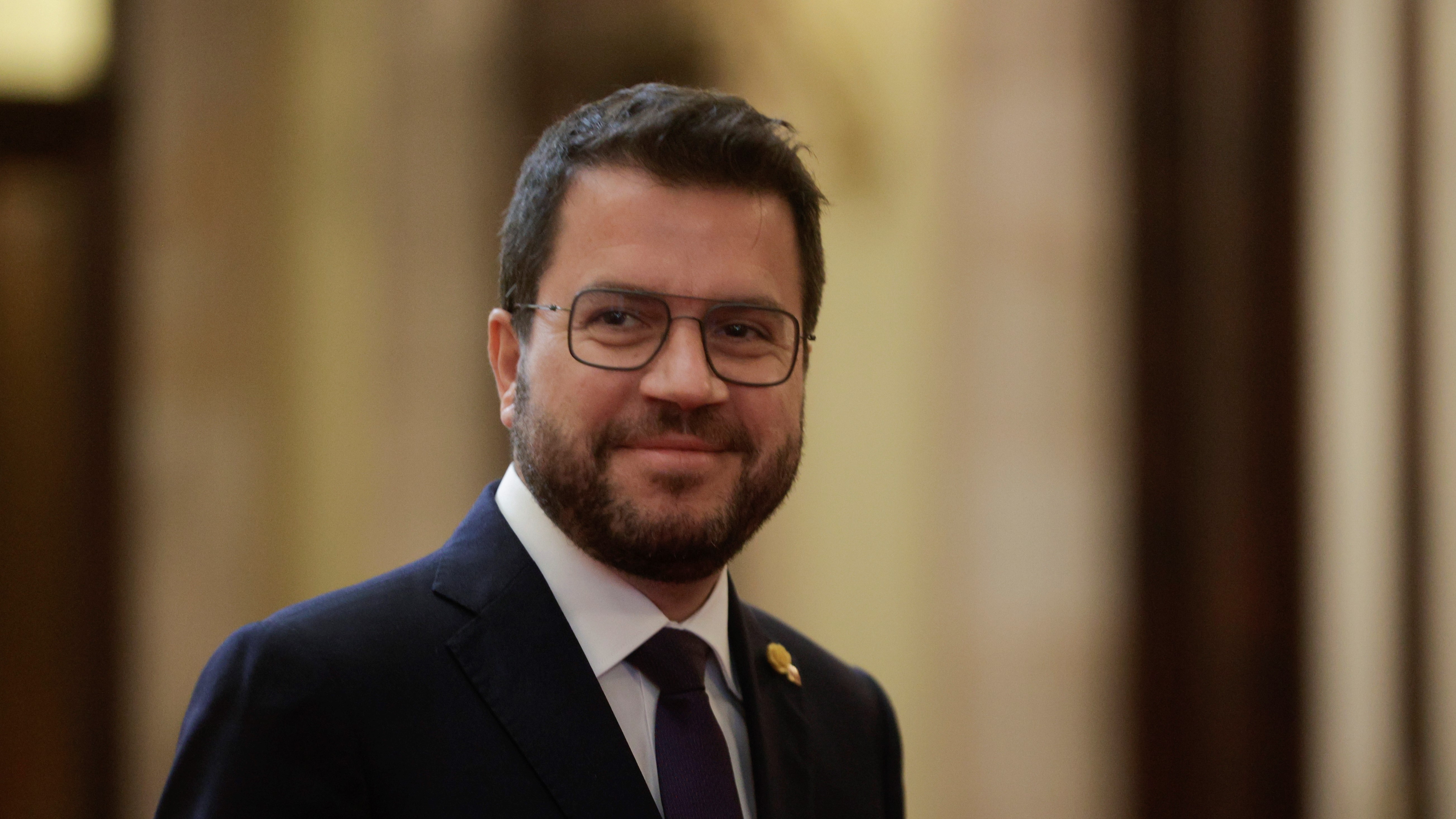 Pere Aragonès, presidente da Generalitat de Cataluña (EFE/Quique García)