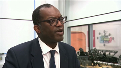 O ministro británico de Economía, Kwasi Kwarteng