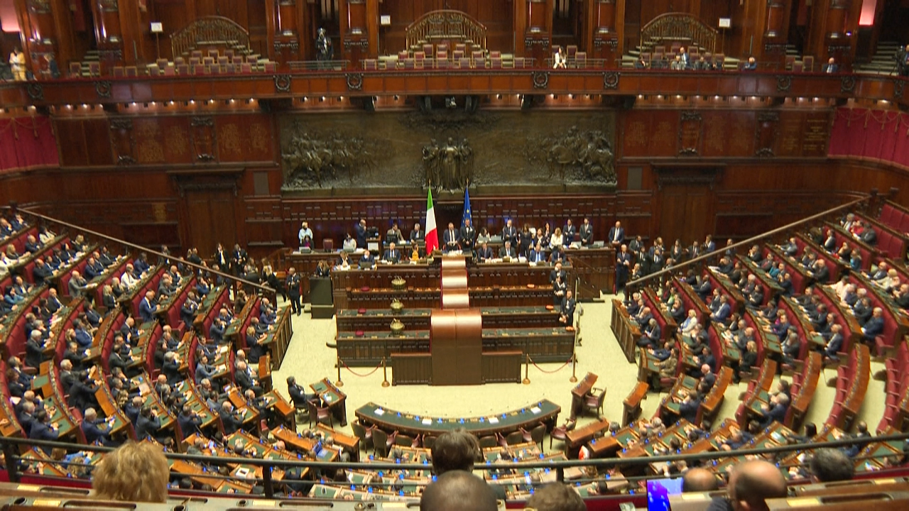 Imaxe do Parlamento italiano este xoves