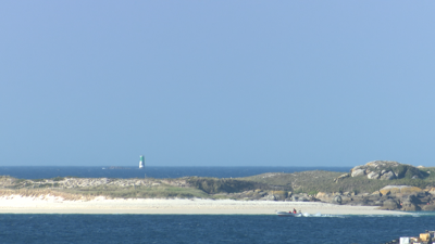 Illote de Areoso, na ría de Arousa