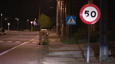 O lugar do accidente na estrada AC-432