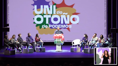 Pablo Iglesias este domingo no peche do foro ideolóxico de Podemos