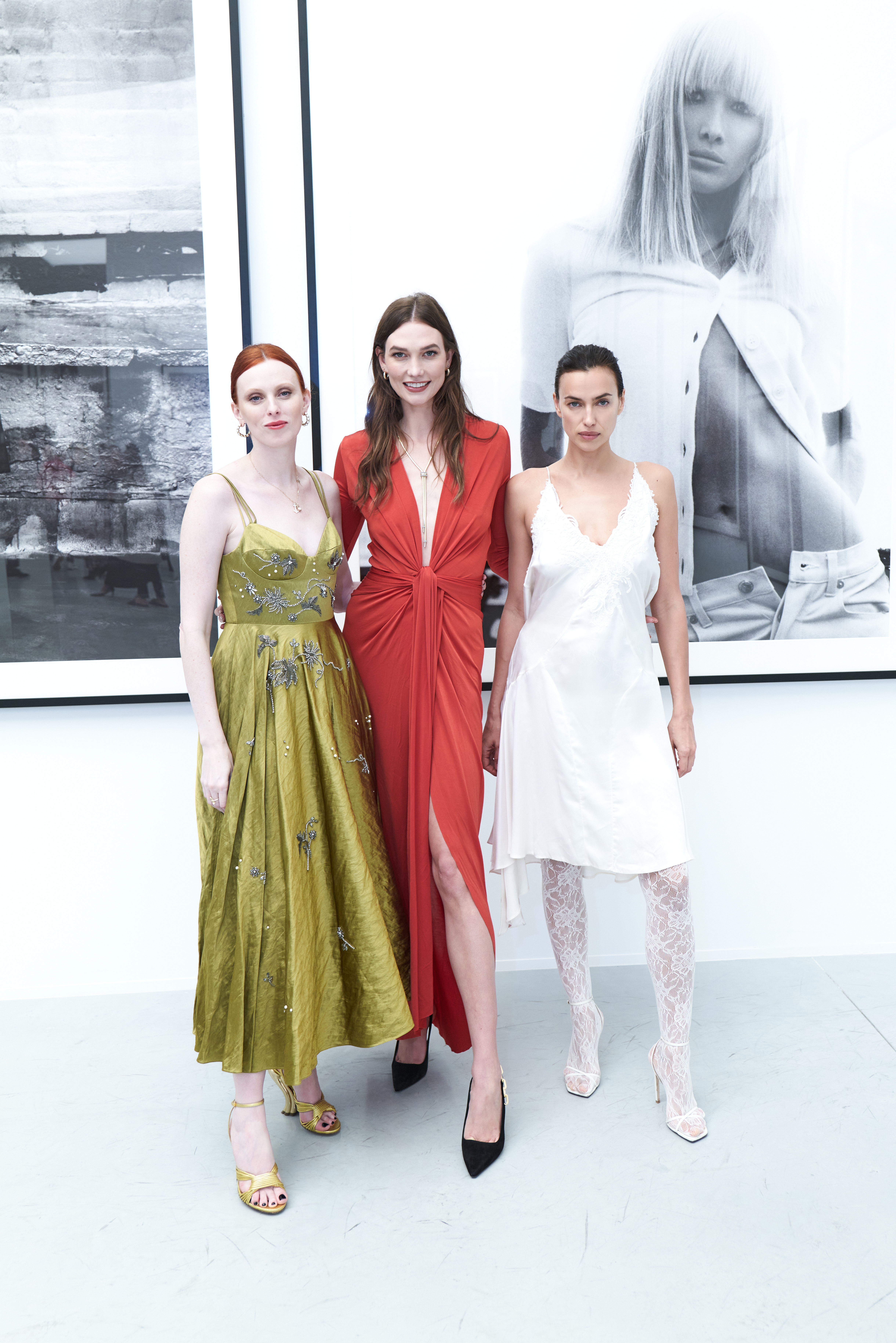 Karen Elson, Karlie Kloss e Irina Shayk. Foto: Saskia Lawaks.