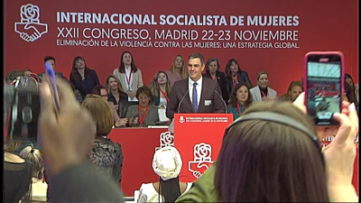 Pedro Sánchez defende a lei de liberdade sexual, pero evita citar a Irene Montero