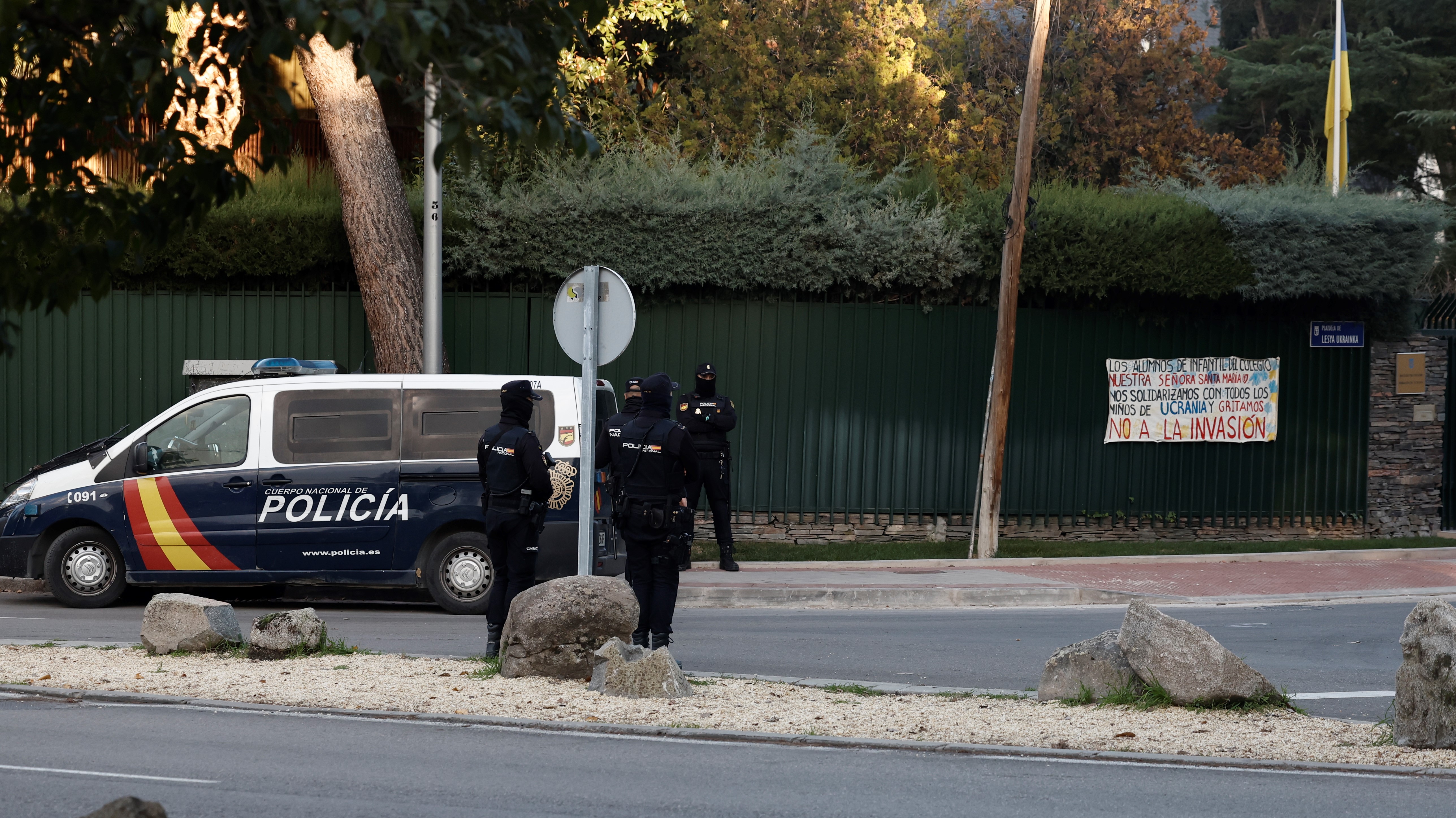 Embaixada de Ucraína en Madrid (EFE/Sergio Pérez)