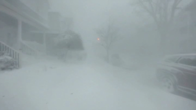 Cidades sepultadas pola neve nos Estados Unidos