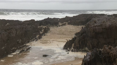 Temporal no litoral