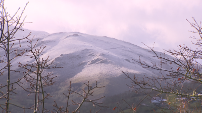 Primeiras nevadas na montaña ourensá