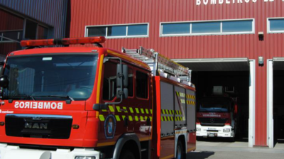 Bombeiros do Porriño. Foto de arquivo