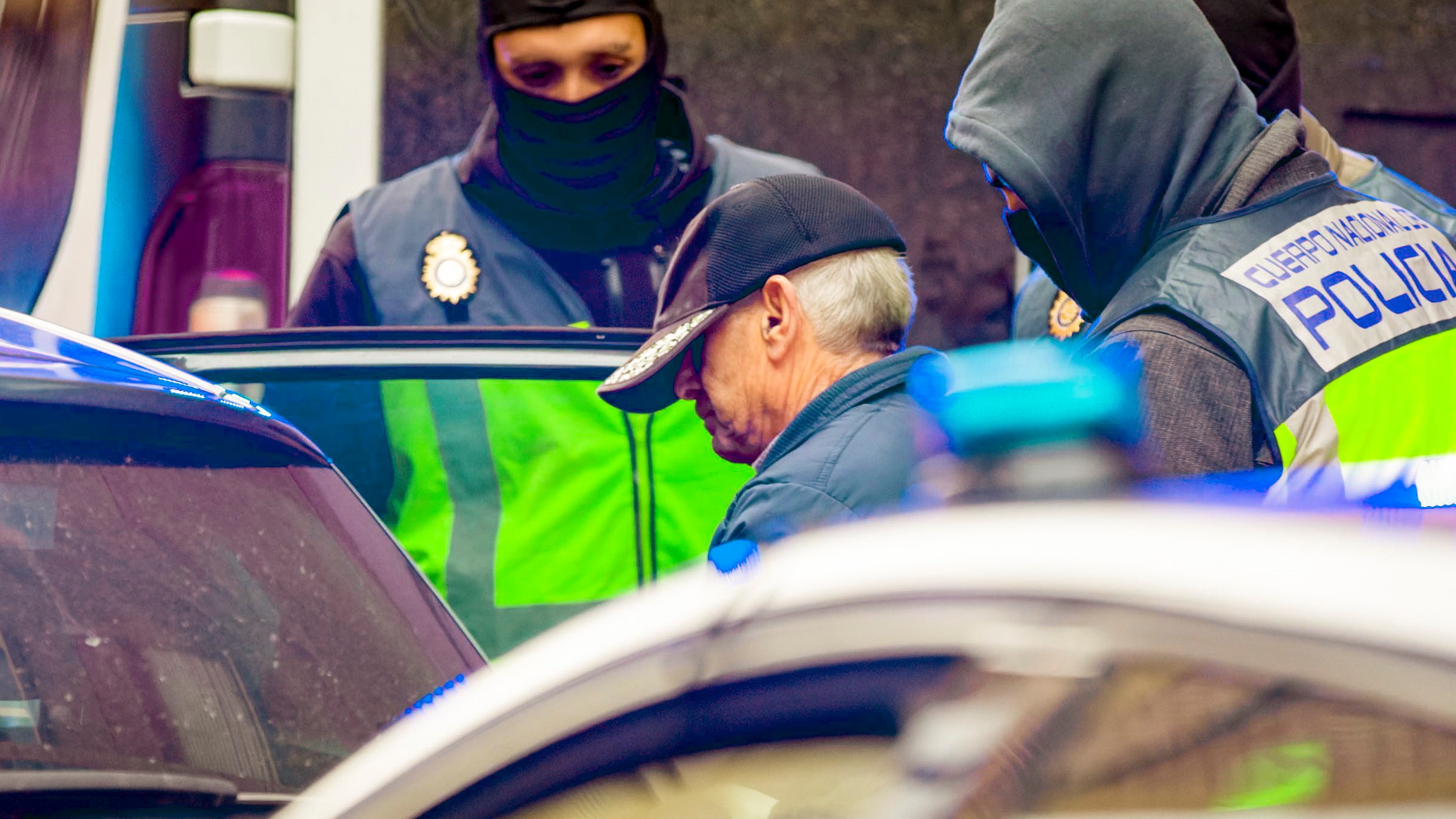 Momento da detención en Miranda de Ebro (EFE/Santi Otero)