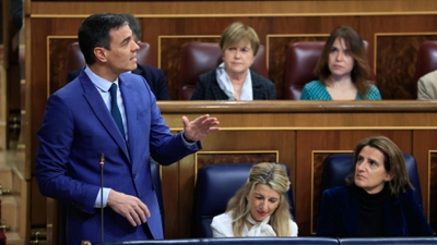 O presidente do Goberno, durante a súa intervención no Congreso (EFE/ Zipi)