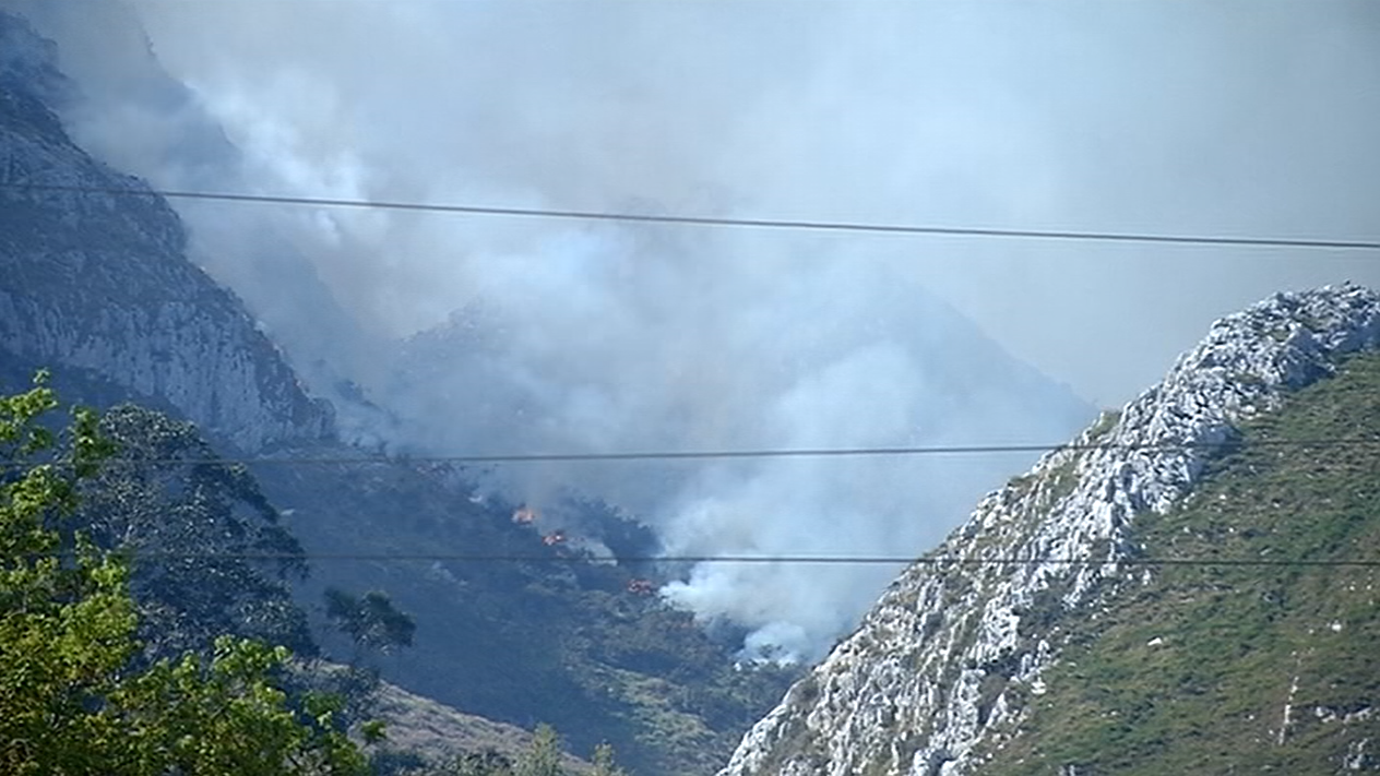 Incendio en Alea, Ribadesella