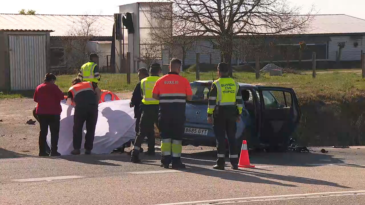 Accidente de tráfico este martes en Baltar