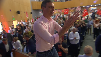 Pedro Sánchez nun mítin en Alacante este venres