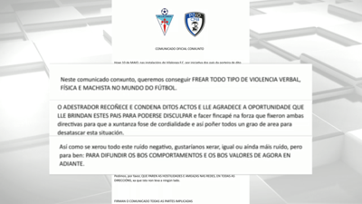 Comunicado conxunto dos dous equipos tras a reunión de onte para frear a tensión e selar a paz