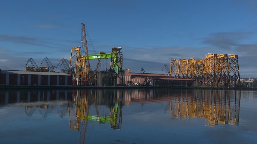 Imaxe de arquivo das instalacións de Navantia