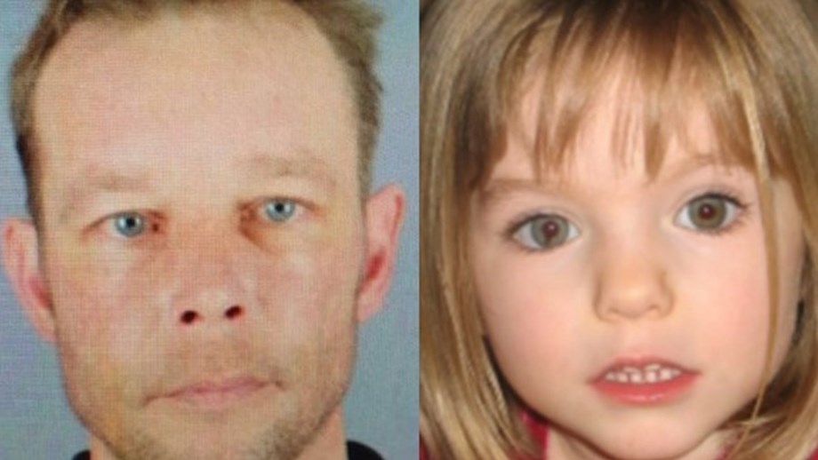 Christian Brueckner, principal sospeitoso do caso, e Madeleine McCann