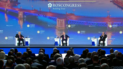 Putin no Foro Internacional de San Petersburgo