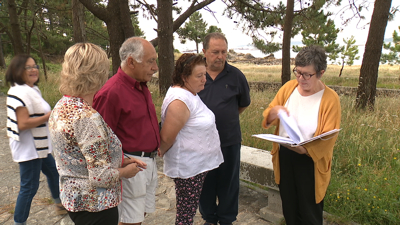 En Abanqueiro a veciñanza está a mobilizarse con diversas accións para frear o proxecto privado para o monte do Chazo