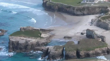 Praia dos Castros en Ribadeo