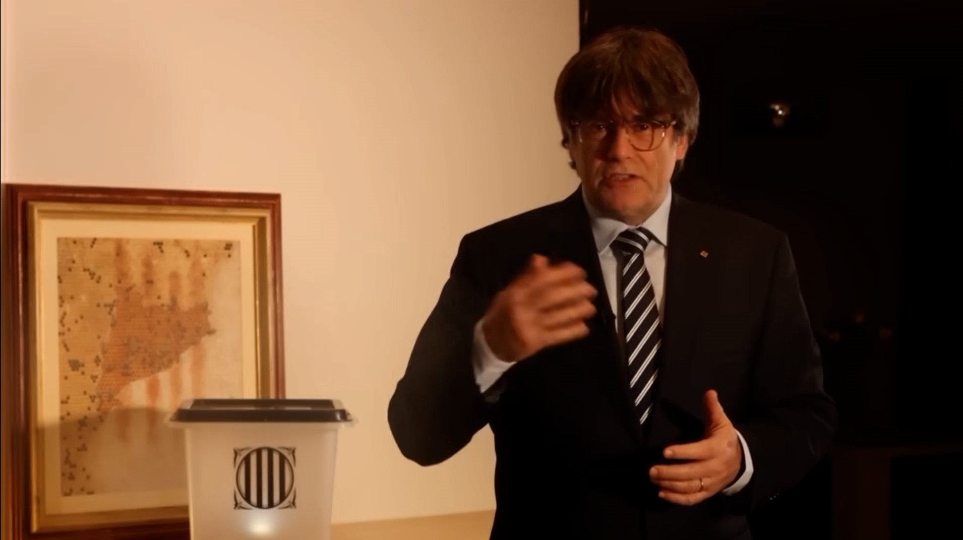 O expresidente da Generalitat Carles Puigdemont