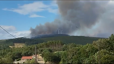 Incendio en Palas de Rei xa controlado