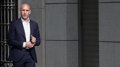 Luís Rubiales declara na Audiencia Nacional (EFE/Sergio Pérez)