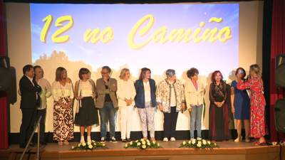 Momento da estrea no cine de Leiro