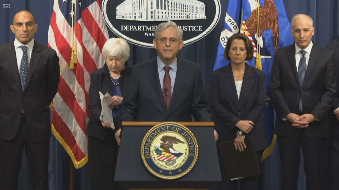 Conferencia de prensa do fiscal xeral dos EUA Merrick Garland