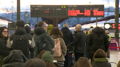 A estación da Coruña presentou incidencias durante todo o xoves