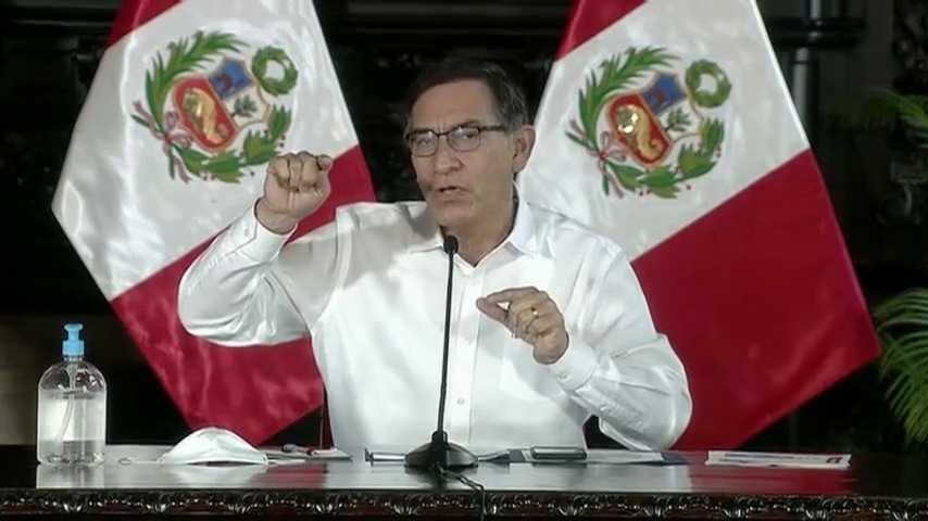 Expresidente do Perú, Martín Vizcarra.