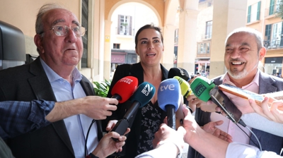 Os deputados de Vox no Parlament balear, Agustín Buades, Idoia Ribas e Sergio Rodríguez, son os tres fundadores da asociación Avanza en libertad (Europa Press).