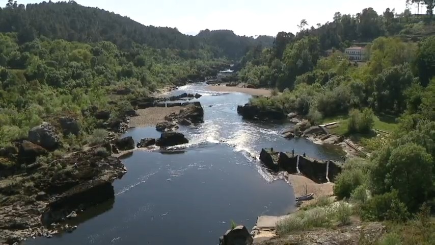 Imaxe de arquivo do río Miño ao seu paso polo concello de Arbo