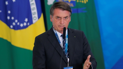 O expresidente do Brasil Jair Bolsonaro, nunha imaxe de 2019 (Reuters)