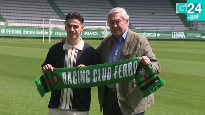 Josué Dorrio e Manuel Ansede, na súa presentación na Malata.