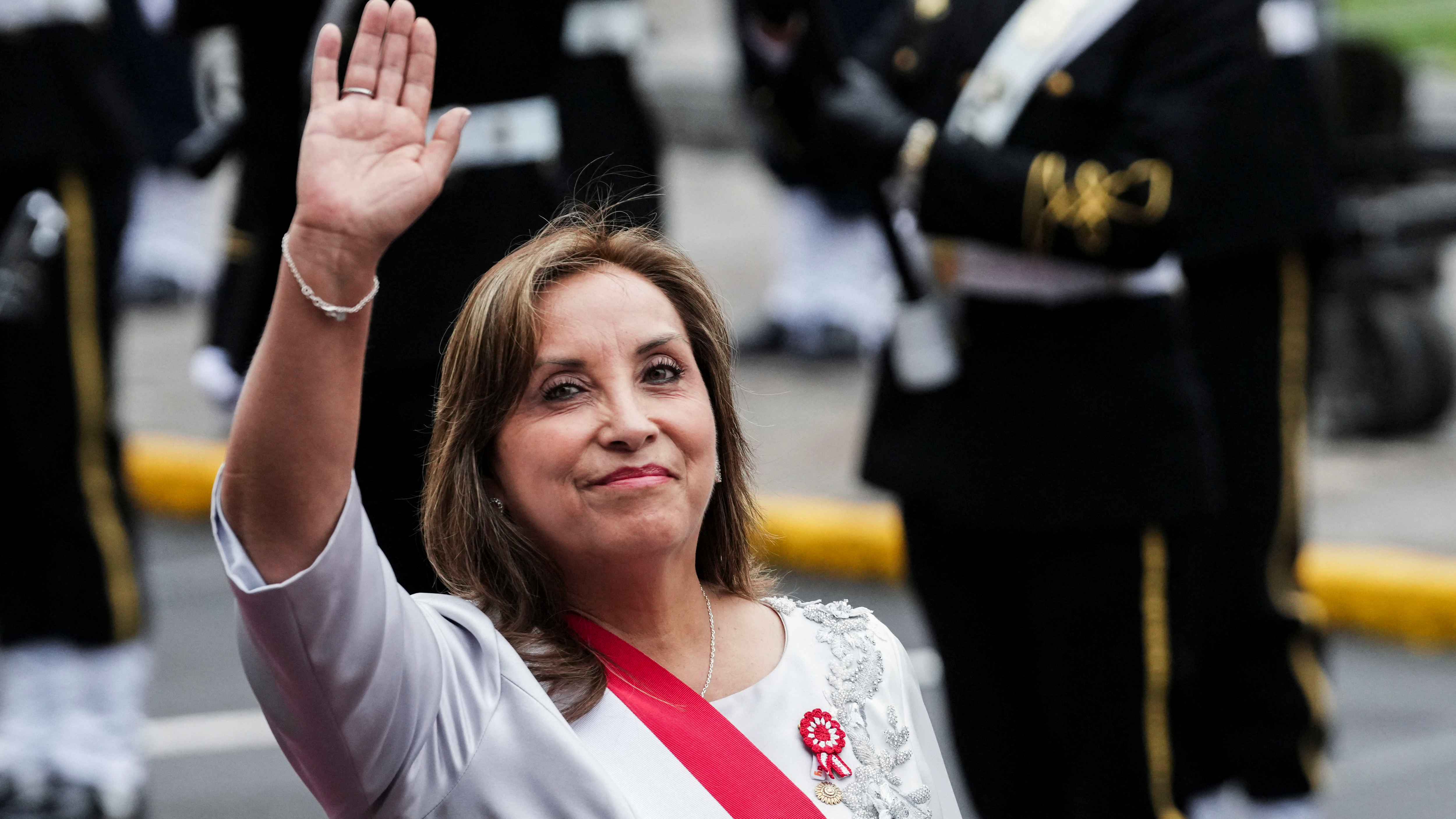 Presidenta do Perú, Dina Boluarte (Reuters)