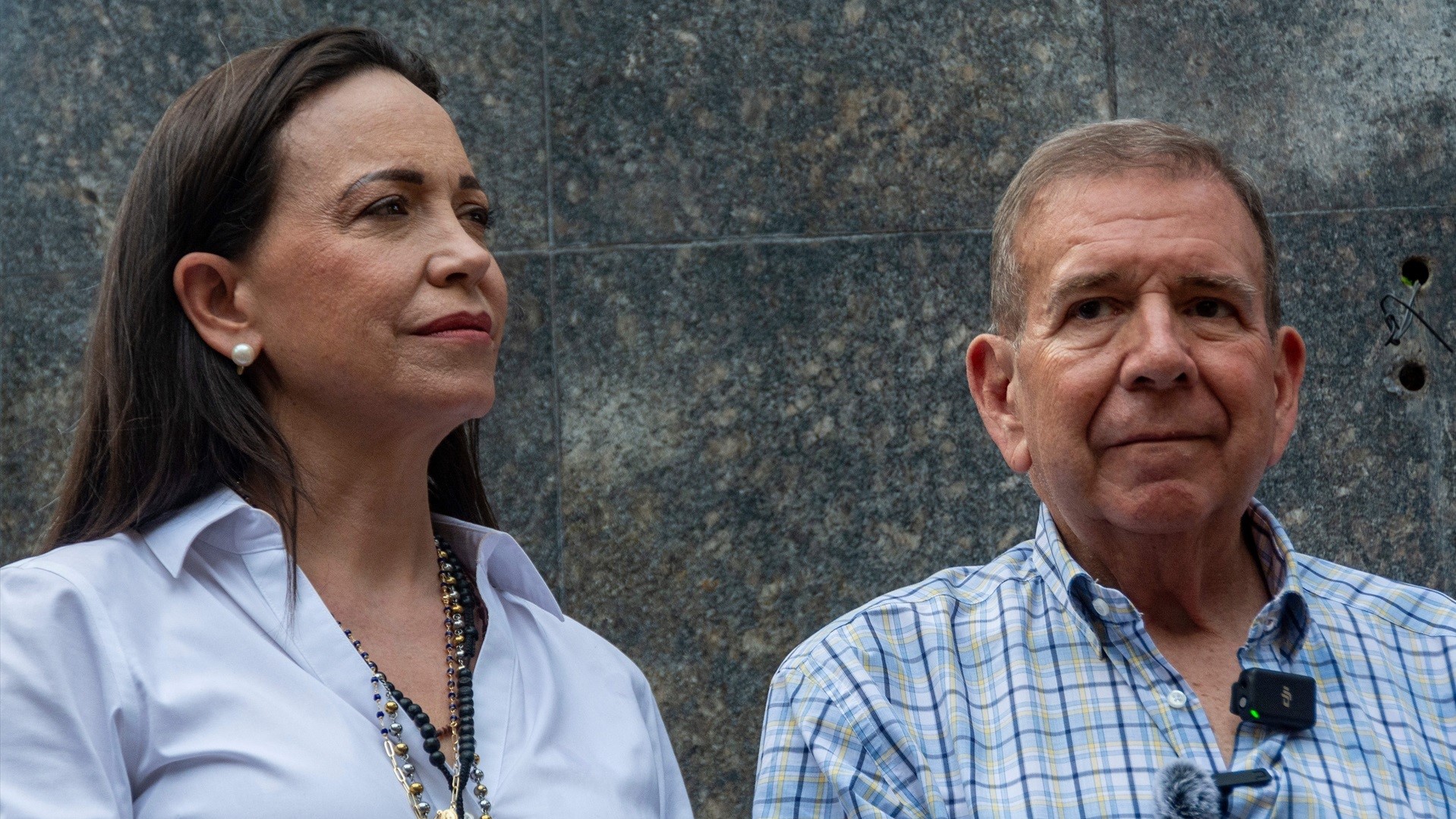 Os líderes opositores venezolanos Edmundo González e María Corina Machado (Europopapress)